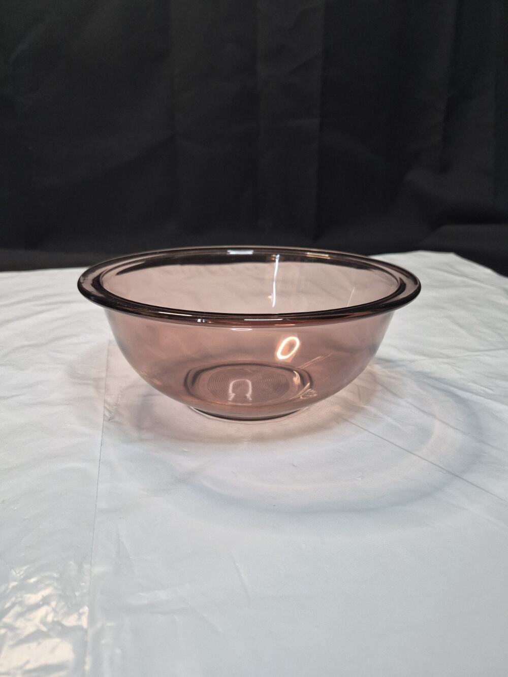Pyrex Corning Cranberry Purple Red mixing Backing Dish USA Made.. No Chips.